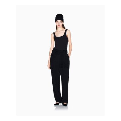 Giorgio Armani A X Armani Exchangevoor vrouwen. XW001173AF14668UC001 Zwart Effen Bodysuit (L), Casual, Polyamide Giorgio Armani A X Armani Exchangevoor vrouwen. XW001173AF14668UC001 Zwart Effen Bodysuit (L), Casual, Polyamide