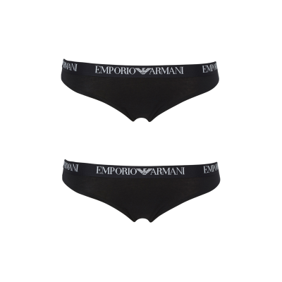 Giorgio Armani Emporio Armanivoor vrouwen. EW000402_AF13033 Set van 2 strings Essential katoen zwart (XS), Homewear Giorgio Armani Emporio Armanivoor vrouwen. EW000402_AF13033 Set van 2 strings Essential katoen zwart (XS), Homewear