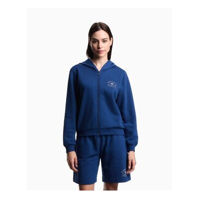 Giorgio Armani Emporio Armanivoor vrouwen. EW000499_AF19031 Lounge sweatshirt marine (M), Homewear, Katoen, Marineblauw Giorgio Armani Emporio Armanivoor vrouwen. EW000499_AF19031 Lounge sweatshirt marine (M), Homewear, Katoen, Marineblauw