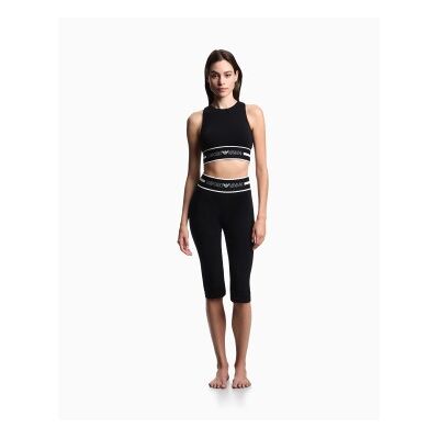 Giorgio Armani Emporio Armanivoor vrouwen. EW003673_AF19023 Loungebroek zwart (XL), Homewear, Katoen Giorgio Armani Emporio Armanivoor vrouwen. EW003673_AF19023 Loungebroek zwart (XL), Homewear, Katoen