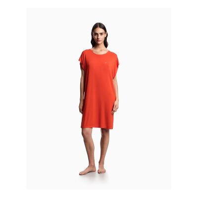Giorgio Armani Emporio Armanivoor vrouwen. EW002965_AF19024 Essential Studs koraal nachthemd (XS), Homewear, Viscose, Korte mouwen Giorgio Armani Emporio Armanivoor vrouwen. EW002965_AF19024 Essential Studs koraal nachthemd (XS), Homewear, Viscose, Korte mouwen