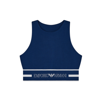 Giorgio Armani Emporio Armanivoor vrouwen. EW002960_AF19023 Top alledaagse marine (XS), Casual, Sportief, Katoen, Meerdere sporten, Mouwloos / spaghettiban Giorgio Armani Emporio Armanivoor vrouwen. EW002960_AF19023 Top alledaagse marine (XS), Casual, Sportief, Katoen, Meerdere sporten, Mouwloos / spaghettiban