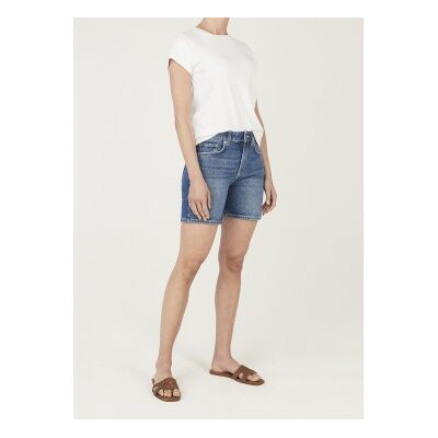 Pepe Jeansvoor vrouwen. PL80000333A2 Kort Normaal Mary blauw (34), Casual, Katoen, Denim Pepe Jeansvoor vrouwen. PL80000333A2 Kort Normaal Mary blauw (34), Casual, Katoen, Denim
