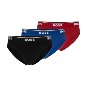 BOSSvoor mannen. 50475273 3-pack logoslip zwart, blauw, rood (S), Homewear, Katoen BOSSvoor mannen. 50475273 3-pack logoslip zwart, blauw, rood (S), Homewear, Katoen