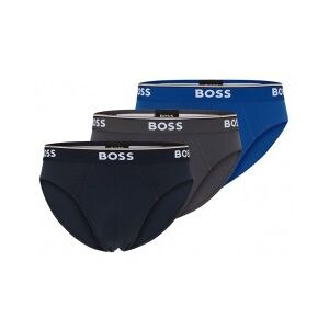 BOSSvoor mannen. 50475273 3-pack Power Briefs Blauw, Navy, Grijs (XXL), Homewear, Katoen, Marineblauw BOSSvoor mannen. 50475273 3-pack Power Briefs Blauw, Navy, Grijs (XXL), Homewear, Katoen, Marineblauw