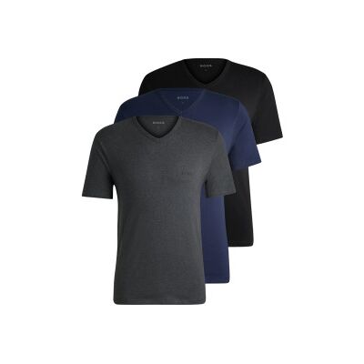 BOSSvoor mannen. 50475285 3-pack klassieke T-shirts zwart, marine, grijs (XL), Homewear, Katoen, Korte mouwen, Marineblauw BOSSvoor mannen. 50475285 3-pack klassieke T-shirts zwart, marine, grijs (XL), Homewear, Katoen, Korte mouwen, Marineblauw