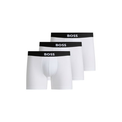 BOSSvoor mannen. 50544272 Set 3 Boxers One wit (L), Homewear, Katoen BOSSvoor mannen. 50544272 Set 3 Boxers One wit (L), Homewear, Katoen