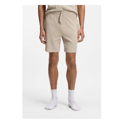 BOSSvoor mannen. 50535884 Beige wafelbroekje (M), Homewear, Katoen BOSSvoor mannen. 50535884 Beige wafelbroekje (M), Homewear, Katoen