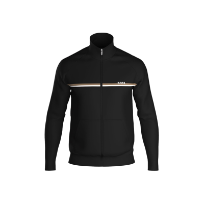 BOSSvoor mannen. 50554779 Authentieke jas zwart (XXL), Homewear, Katoen BOSSvoor mannen. 50554779 Authentieke jas zwart (XXL), Homewear, Katoen