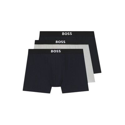 BOSSvoor mannen. 50544272 Set van 3 grijze stretch katoenen boxershorts (XL), Homewear, Grijs BOSSvoor mannen. 50544272 Set van 3 grijze stretch katoenen boxershorts (XL), Homewear, Grijs