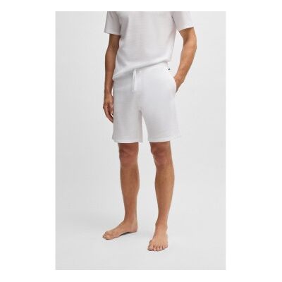 BOSSvoor mannen. 50535884 Pyjamashort van wit gaas (M), Homewear, Katoen BOSSvoor mannen. 50535884 Pyjamashort van wit gaas (M), Homewear, Katoen