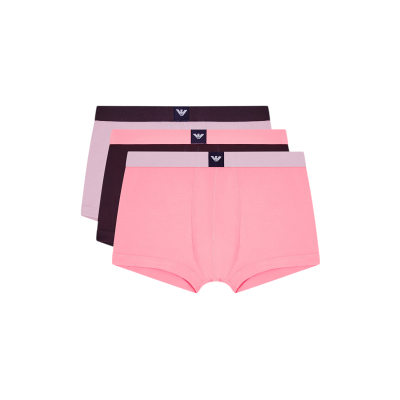 Giorgio Armani Emporio Armanivoor mannen. EM002205_AF20673 Set 3 onderboxers roze, kastanjebruin (M), Homewear, Granaatappel, Katoen Giorgio Armani Emporio Armanivoor mannen. EM002205_AF20673 Set 3 onderboxers roze, kastanjebruin (M), Homewear, Granaatappel, Katoen