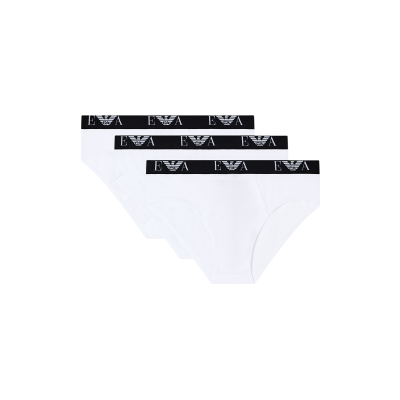 Giorgio Armani Emporio Armanivoor mannen. EM000258_AF14131 Set 3 witte Classic slips (XXL), Homewear, Katoen Giorgio Armani Emporio Armanivoor mannen. EM000258_AF14131 Set 3 witte Classic slips (XXL), Homewear, Katoen