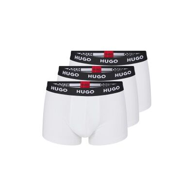HUGOvoor mannen. 50469786 Pack 3 witte stretch boxershorts Logo CIntura (XXL), Homewear, Katoen HUGOvoor mannen. 50469786 Pack 3 witte stretch boxershorts Logo CIntura (XXL), Homewear, Katoen