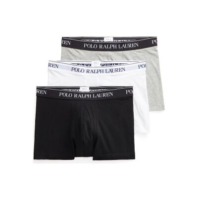Polo Ralph Laurenvoor mannen. 714835885003 3 boxershorts van elastisch katoen (L), Zwart, Wit, Homewear, Grijs, Elastaan Polo Ralph Laurenvoor mannen. 714835885003 3 boxershorts van elastisch katoen (L), Zwart, Wit, Homewear, Grijs, Elastaan