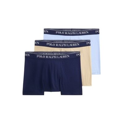 Polo Ralph Laurenvoor mannen. 714830299209 Set 3 boxers van elastisch katoen marineblauw, blauw (XL), Homewear, Veelkleurig Polo Ralph Laurenvoor mannen. 714830299209 Set 3 boxers van elastisch katoen marineblauw, blauw (XL), Homewear, Veelkleurig