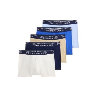 Polo Ralph Laurenvoor mannen. 714864292027 Set van 5 klassieke boxers van elastisch katoen multicolor (XL), Homewear, Veelkleurig Polo Ralph Laurenvoor mannen. 714864292027 Set van 5 klassieke boxers van elastisch katoen multicolor (XL), Homewear, Veelkleurig