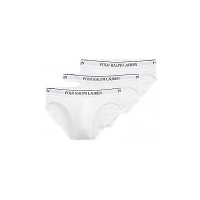Polo Ralph Laurenvoor mannen. 714835884001 Set van 3 witte Classic slips (S), Homewear, Katoen Polo Ralph Laurenvoor mannen. 714835884001 Set van 3 witte Classic slips (S), Homewear, Katoen