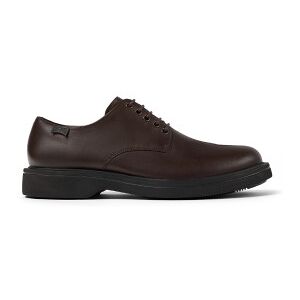 Campervoor mannen. K100998-002 Norman bruine leren schoenen (44), Leer, Plat, Veters, Casual Campervoor mannen. K100998-002 Norman bruine leren schoenen (44), Leer, Plat, Veters, Casual