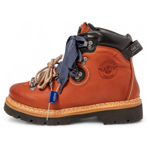 Artunisex. 1003011MH603_006 Leren enkellaarsjes 0030 Air Alpine oranje (38), Leer, Bruin, Plat, Veters, Casual Artunisex. 1003011MH603_006 Leren enkellaarsjes 0030 Air Alpine oranje (38), Leer, Bruin, Plat, Veters, Casual