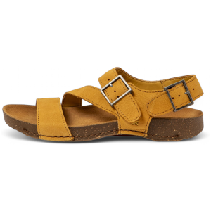 Artunisex. 109997F50003_024 Leren sandalen 0999 I Breathe geel (36), Leer, Plat, Gesp, Casual Artunisex. 109997F50003_024 Leren sandalen 0999 I Breathe geel (36), Leer, Plat, Gesp, Casual