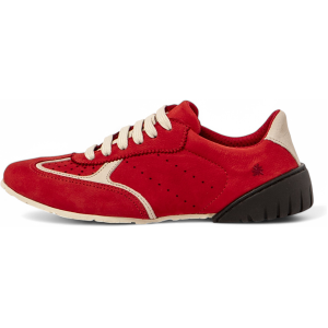Artunisex. 1174411ZH003_0MU Leren sportschoenen 1744 Nantes rood (38), Leer, Plat, Veters, Casual Artunisex. 1174411ZH003_0MU Leren sportschoenen 1744 Nantes rood (38), Leer, Plat, Veters, Casual