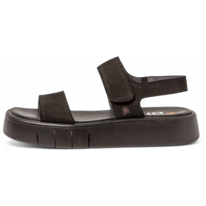 Artvoor vrouwen. 11854F301003_001 Leren sandalen 1854F Malaga zwart (36), Leer, 3 tot 5 cm, Klittenband, Casual Artvoor vrouwen. 11854F301003_001 Leren sandalen 1854F Malaga zwart (36), Leer, 3 tot 5 cm, Klittenband, Casual