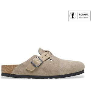 Birkenstock Boston Gevlochten LEOI LEVE Taupe Klomp Birkenstock Boston Gevlochten LEOI LEVE Taupe Klomp