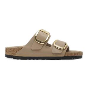 Birkenstockvoor vrouwen. 1030395 Arizona leren sandalen met grote gesp lichtbruin (39), Leer, Plat, Geen, Casual Birkenstockvoor vrouwen. 1030395 Arizona leren sandalen met grote gesp lichtbruin (39), Leer, Plat, Geen, Casual