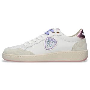 Blauervoor vrouwen. S5OLYMPIA11 Leren sneakers Olympia11 beige (37), Leer, Plat, Veters, Casual Blauervoor vrouwen. S5OLYMPIA11 Leren sneakers Olympia11 beige (37), Leer, Plat, Veters, Casual