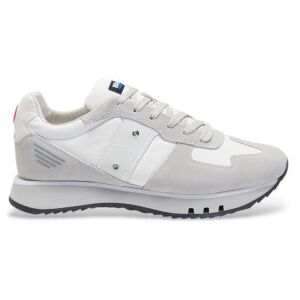 Blauervoor mannen. S5TOKYO01 Leren sneakers Tokio01 wit (41), Leer, Plat, Veters, Casual Blauervoor mannen. S5TOKYO01 Leren sneakers Tokio01 wit (41), Leer, Plat, Veters, Casual