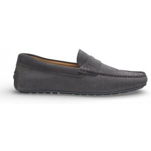 BOSSvoor mannen. 50541750 Noel Leren Mocassins donkergrijs (45), Leer, Plat, Geen, Casual, Feest, Klassiek BOSSvoor mannen. 50541750 Noel Leren Mocassins donkergrijs (45), Leer, Plat, Geen, Casual, Feest, Klassiek