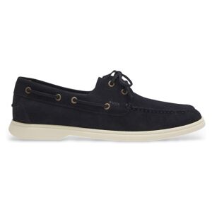 BOSSvoor mannen. 50563130 Navy Contrast Suède Bootschoenen (40), Plat, Veters, Casual, Marineblauw BOSSvoor mannen. 50563130 Navy Contrast Suède Bootschoenen (40), Plat, Veters, Casual, Marineblauw