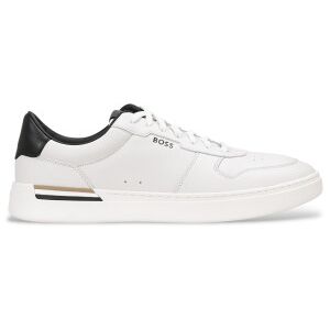 BOSSvoor mannen. 50542538 Clint Tenn ltvp leren schoenen wit (47), Leer, Plat, Veters, Casual BOSSvoor mannen. 50542538 Clint Tenn ltvp leren schoenen wit (47), Leer, Plat, Veters, Casual