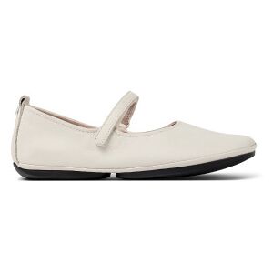 Campervoor vrouwen. K201365-024 Nina witte leren ballerina's rechts (38), Leer, Plat, Klittenband, Casual, Duurzaam Campervoor vrouwen. K201365-024 Nina witte leren ballerina's rechts (38), Leer, Plat, Klittenband, Casual, Duurzaam