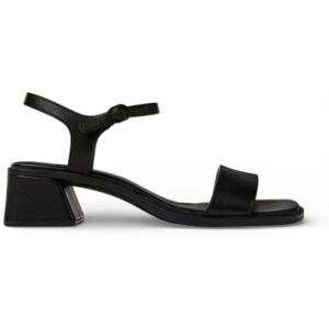 Campervoor vrouwen. K201914-001 Kora Leren Sandalen zwart (36), Leer, 3 tot 5 cm, Gesp, Casual, Feest, Klassiek Campervoor vrouwen. K201914-001 Kora Leren Sandalen zwart (36), Leer, 3 tot 5 cm, Gesp, Casual, Feest, Klassiek