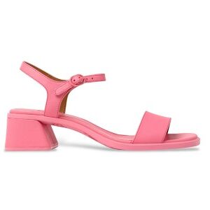 Campervoor vrouwen. K201914-005 Leren sandalen Kora sandaal roze (40), Leer, 3 tot 5 cm, Gesp, Casual Campervoor vrouwen. K201914-005 Leren sandalen Kora sandaal roze (40), Leer, 3 tot 5 cm, Gesp, Casual