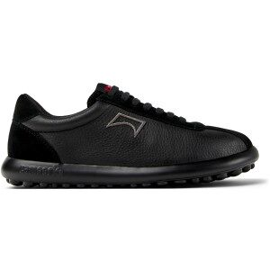 Campervoor vrouwen. K201759-007 Leren sneakers Pelotas XLF zwart (39), Leer, Plat, Veters, Casual Campervoor vrouwen. K201759-007 Leren sneakers Pelotas XLF zwart (39), Leer, Plat, Veters, Casual