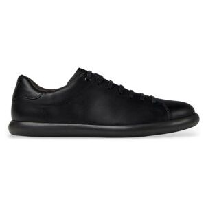 Campervoor mannen. K101003-001 Leren sneakers Pelotas Soller zwart (44), Leer, Plat, Veters, Casual Campervoor mannen. K101003-001 Leren sneakers Pelotas Soller zwart (44), Leer, Plat, Veters, Casual