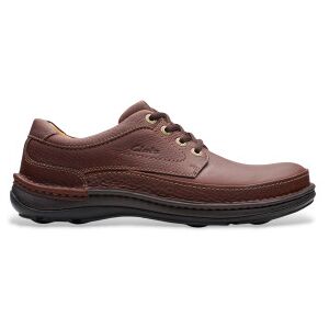 Clarksvoor mannen. 20339005 Nature Three bruine leren schoenen (44.5), Leer, Plat, Veters, Casual Clarksvoor mannen. 20339005 Nature Three bruine leren schoenen (44.5), Leer, Plat, Veters, Casual