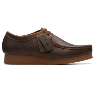 Clarksvoor mannen. 26172819 Wallabee EVO bruin leren schoenen (40), Leer, Plat, Veters, Casual Clarksvoor mannen. 26172819 Wallabee EVO bruin leren schoenen (40), Leer, Plat, Veters, Casual