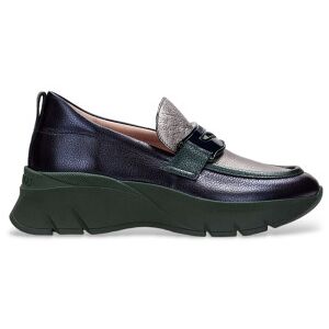 Hispanitasvoor vrouwen. CHI243631 Bolmet veelkleurige leren mocassins (36), Leer, 1 tot 3 cm, Geen, Casual Hispanitasvoor vrouwen. CHI243631 Bolmet veelkleurige leren mocassins (36), Leer, 1 tot 3 cm, Geen, Casual