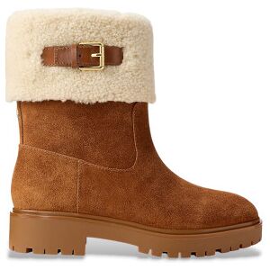 Lauren Ralph Laurenvoor vrouwen. 802980553002 Bruin suède en schapenvacht Allyson enkellaarsjes (39), Leer, Plat, Geen, Casual Lauren Ralph Laurenvoor vrouwen. 802980553002 Bruin suède en schapenvacht Allyson enkellaarsjes (39), Leer, Plat, Geen, Casual