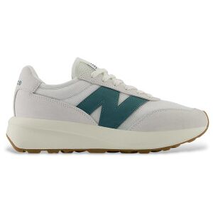New Balanceunisex. U370V1 Leren sneakers 370 wit (37), Leer, 1 tot 3 cm, Veters, Casual New Balanceunisex. U370V1 Leren sneakers 370 wit (37), Leer, 1 tot 3 cm, Veters, Casual