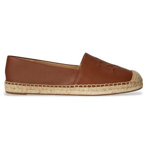 Lauren Ralph Laurenvoor vrouwen. 802P04415003 Bruine Cameryn Leren Espadrilles (39), Leer, Plat, Geen, Casual Lauren Ralph Laurenvoor vrouwen. 802P04415003 Bruine Cameryn Leren Espadrilles (39), Leer, Plat, Geen, Casual