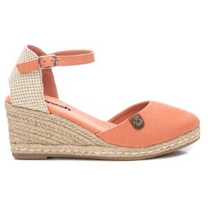 Refreshvoor vrouwen. 17188207-CORAL Koraal lederen espadrilles 171882 (36), 5 tot 8 cm, Gesp, Casual Refreshvoor vrouwen. 17188207-CORAL Koraal lederen espadrilles 171882 (36), 5 tot 8 cm, Gesp, Casual