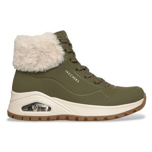 Skechersvoor vrouwen. 167274 Laarsjes Uno Ruig groen (36), Plat, 1 tot 3 cm, Ritssluiting, Casual Skechersvoor vrouwen. 167274 Laarsjes Uno Ruig groen (36), Plat, 1 tot 3 cm, Ritssluiting, Casual
