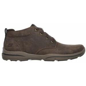 Skechersvoor mannen. 64857 Harper Melden bruine leren schoenen (44), Leer, Plat, Veters, Casual Skechersvoor mannen. 64857 Harper Melden bruine leren schoenen (44), Leer, Plat, Veters, Casual