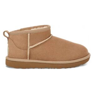 UGGvoor meisjes. 1130750K Classic Ultra Mini Leren Enkellaarsjes beige (31), Leer, Plat, Geen, Casual, Homewear, kinderkleding UGGvoor meisjes. 1130750K Classic Ultra Mini Leren Enkellaarsjes beige (31), Leer, Plat, Geen, Casual, Homewear, kinderkleding