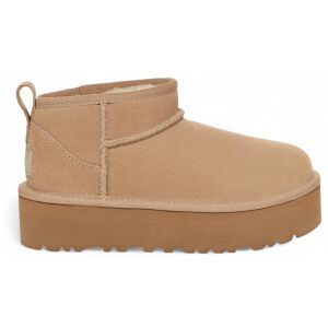 UGGvoor vrouwen/meisjes. 1157791K Classic Ultra Mini Platform Leren Enkellaarsjes beige (33.5), Leer, 3 tot 5 cm, Geen, Casual, Homewear, ki UGGvoor vrouwen/meisjes. 1157791K Classic Ultra Mini Platform Leren Enkellaarsjes beige (33.5), Leer, 3 tot 5 cm, Geen, Casual, Homewear, ki
